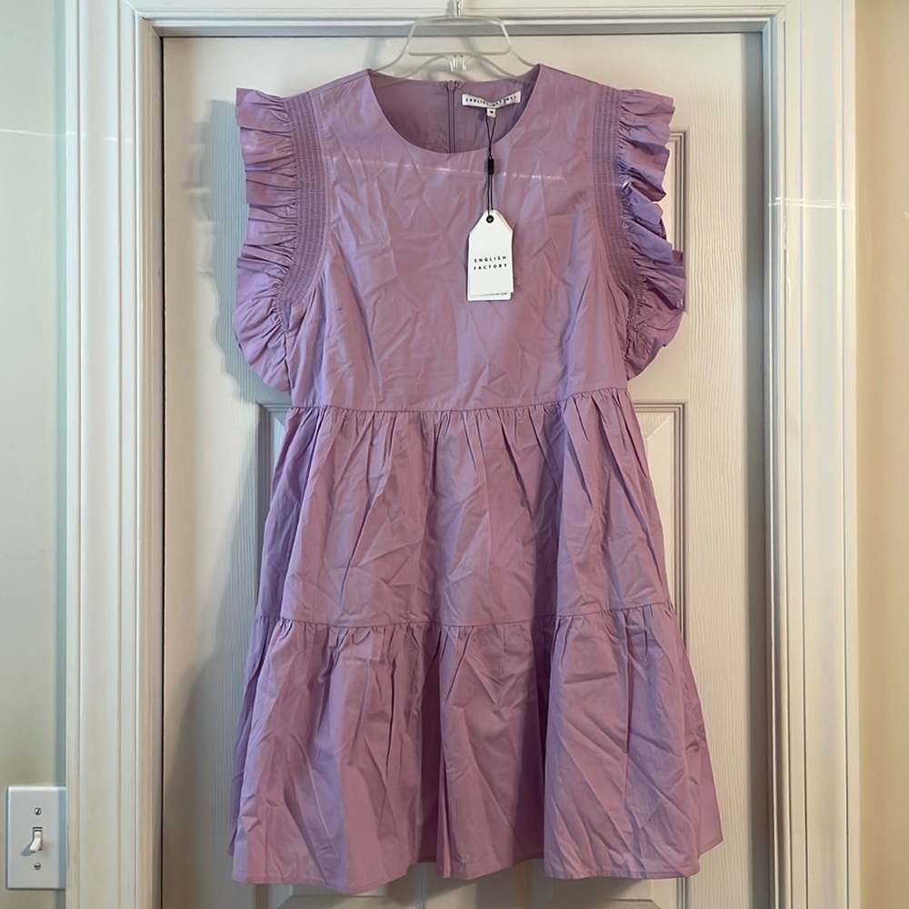 English Factory Ruffled Babydoll Mini Dress - Picture 4 of 11
